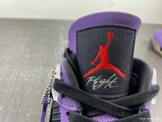 766296 FAMILY) LN4 AND PURPLE 4 JORDAN RETRO (FRIENDS SCOTT TRAVIS 0705